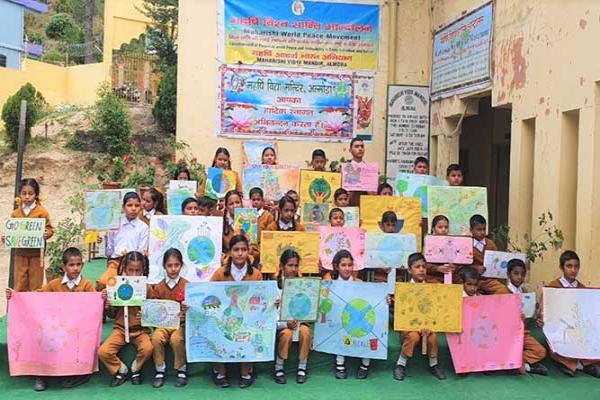 Akshaya Tritiya celebration and poster competition on Earth Day.
