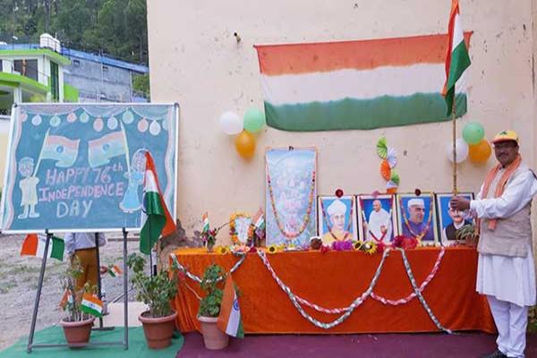 Independence Day Celebration on 15th August 2022 at MVM Almora -1 .